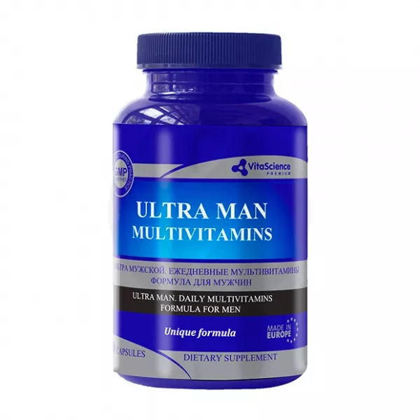 Vitascience Premium Мультивитамины ультра мужской капсулы, №30