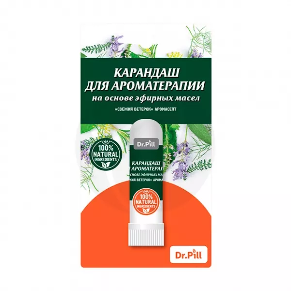 Dr.Pill карандаш для ингаляций на основе эфирных масел 1,3г, №1