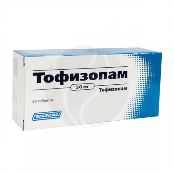 Изображение товара Тофизопам Биоком таблетки 50мг №60 для нервных расстройств