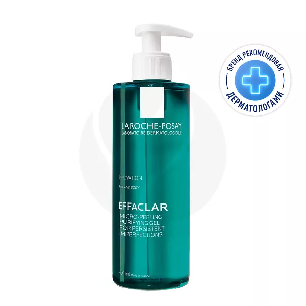 Изображение товара Микроотшелушивающий очищающий гель для жирной кожи La Roche-Posay 400мл Изображение товара Микроотшелушивающий очищающий гель для жирной кожи La Roche-Posay 400мл