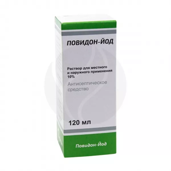 Изображение товара Повидон-Йод раствор д/местн. и наружн. прим. 10%, 120мл Изображение товара Повидон-Йод раствор д/местн. и наружн. прим. 10%, 120мл