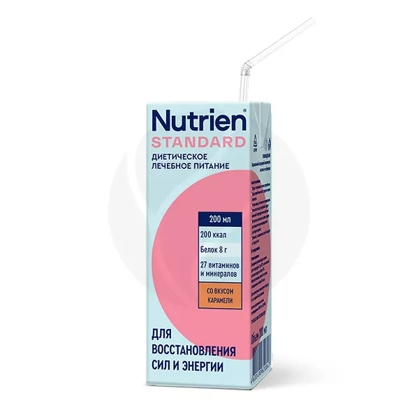 Изображение товара Лечебное питание Nutrien Standard со вкусом карамели, 200 мл Изображение товара Лечебное питание Nutrien Standard со вкусом карамели, 200 мл