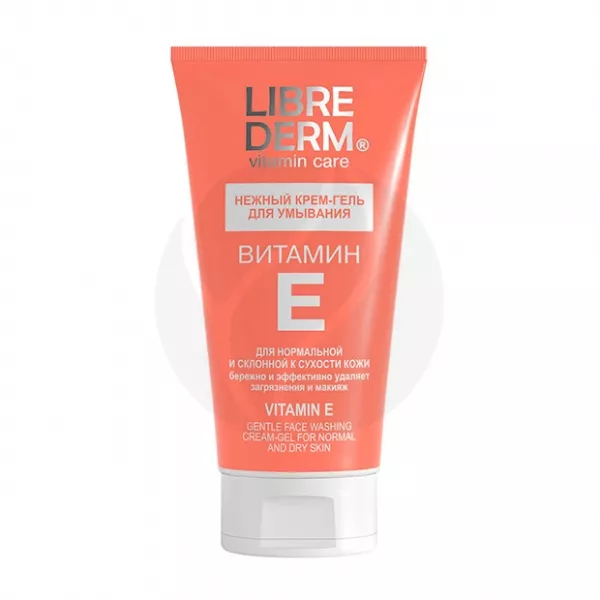Librederm Vitamin E Нежный крем-гель для умывания, 150мл