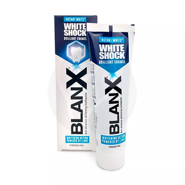 Изображение товара Зубная паста BlanX мгновенное отбеливание 75мл Италия Изображение товара Зубная паста BlanX мгновенное отбеливание 75мл Италия