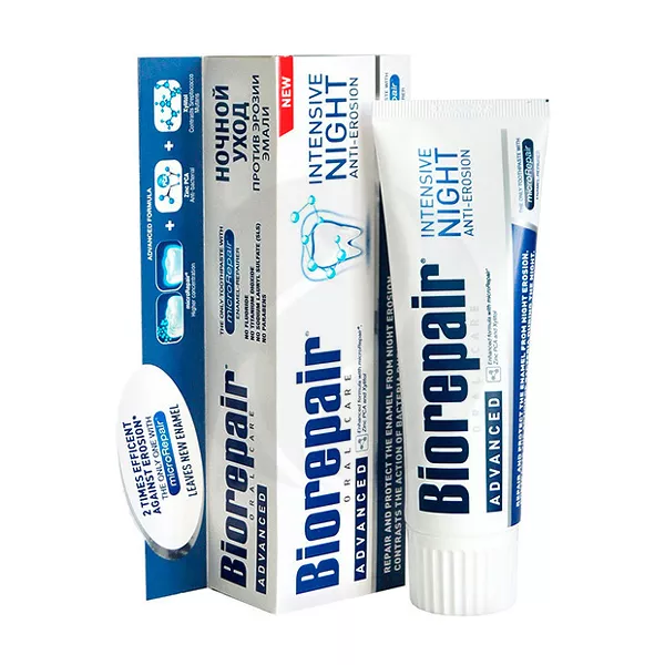Изображение товара Biorepair зубная паста ночное восстановление, 75мл Изображение товара Biorepair зубная паста ночное восстановление, 75мл