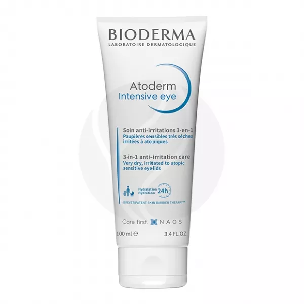 Изображение товара Bioderma Atoderm Интенсивный уход за областью глаз 3в 1, 100 мл для сухой и раздраженной кожи