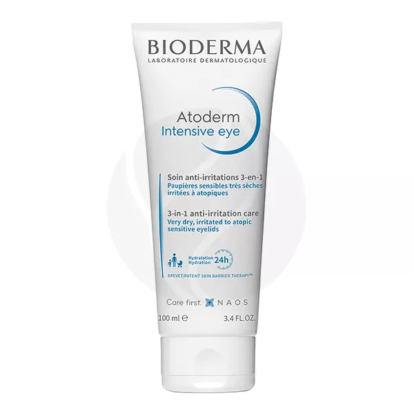 Изображение товара Bioderma Atoderm Интенсивный уход за областью глаз 3в 1, 100 мл для сухой и раздраженной кожи