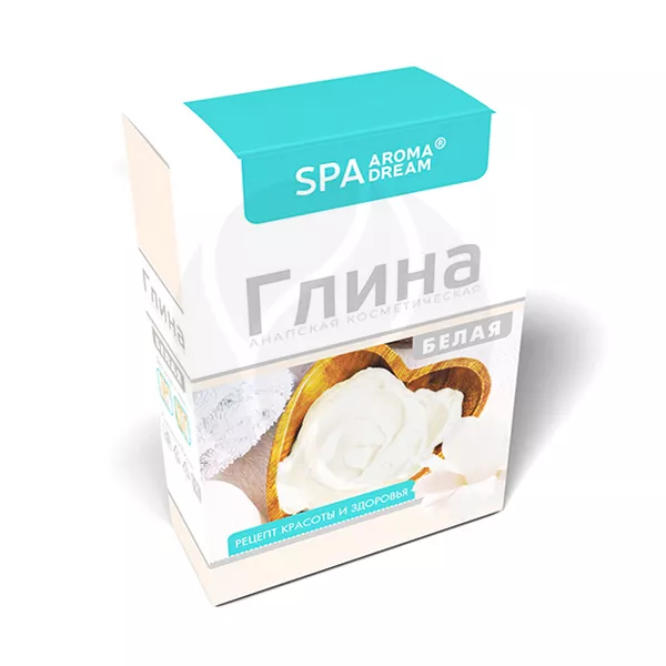 Изображение товара Белая анапская глина для лица и тела Spa Aroma Dream 100г натуральное средство Изображение товара Белая анапская глина для лица и тела Spa Aroma Dream 100г натуральное средство