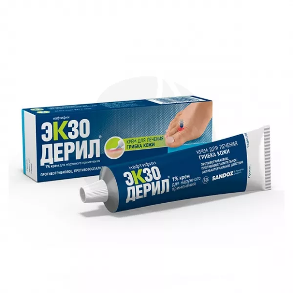 Экзодерил крем д/наружн. прим. 1%, 30г