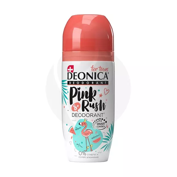 Изображение товара Deonica Pink Rush Дезодорант для девочек гипоаллергенный 50мл