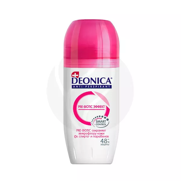 Изображение товара Deonica Pre-Biotic эффект роликовый дезодорант-антиперспирант 48ч защиты, 50мл Изображение товара Deonica Pre-Biotic эффект роликовый дезодорант-антиперспирант 48ч защиты, 50мл