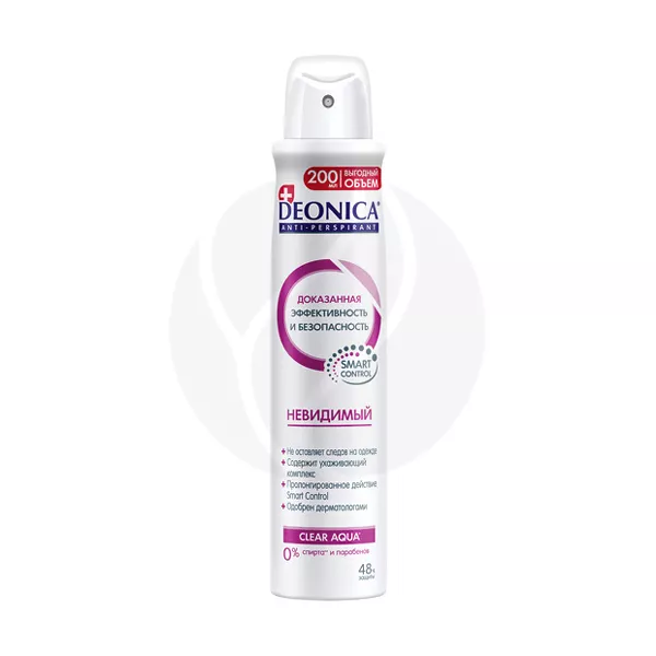 Изображение товара Deonica дезодорант-антиперспирант невидимый (спрей), 200мл