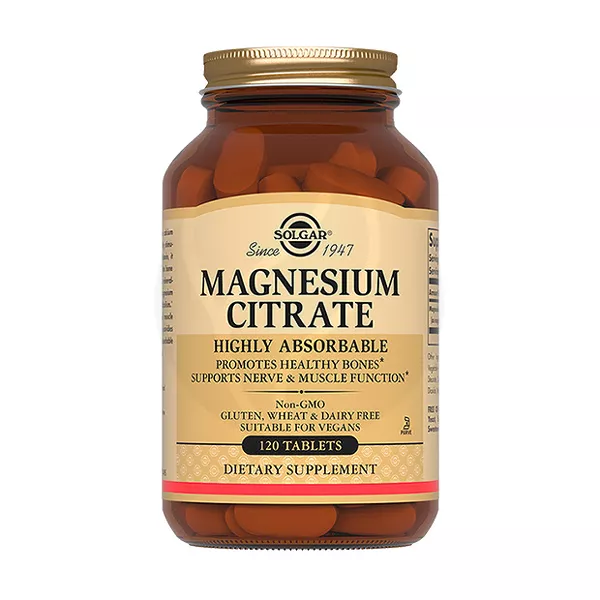 Изображение товара Solgar Цитрат магния таблетки 200мг 120 шт БАДа Изображение товара Solgar Цитрат магния таблетки 200мг 120 шт БАДа