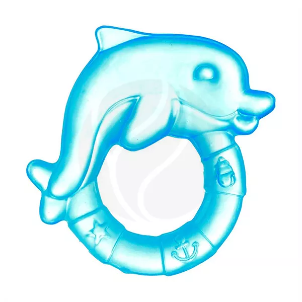 Изображение товара Canpol Babies прорезыватель с водой Дельфин 0+ месяцев безопасный детский прорезыватель