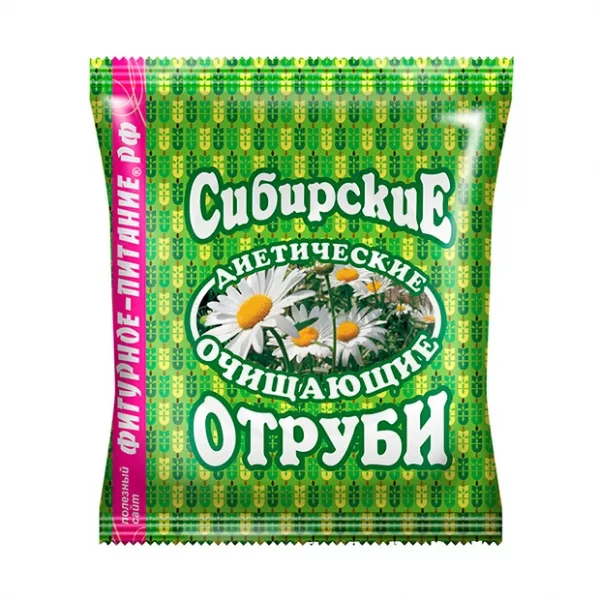 Изображение товара Сибирские пшеничные очищающие отруби 200г для пищеварения