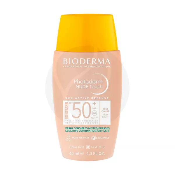Bioderma Photoderm флюид солнцезащитный с очень светлым оттенком SPF50+, 40мл