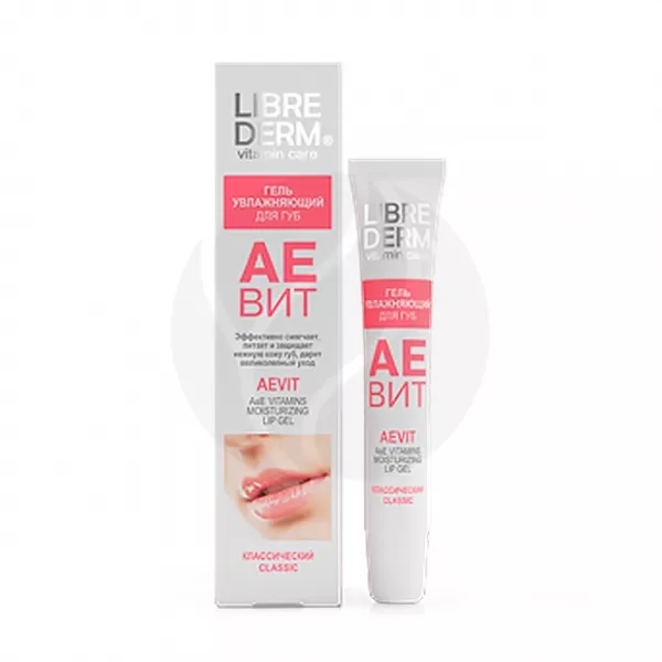 Librederm Vitamins Aevit гель увлажняющий для губ, 20мл