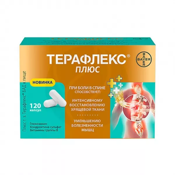 Терафлекс плюс капсулы, №120