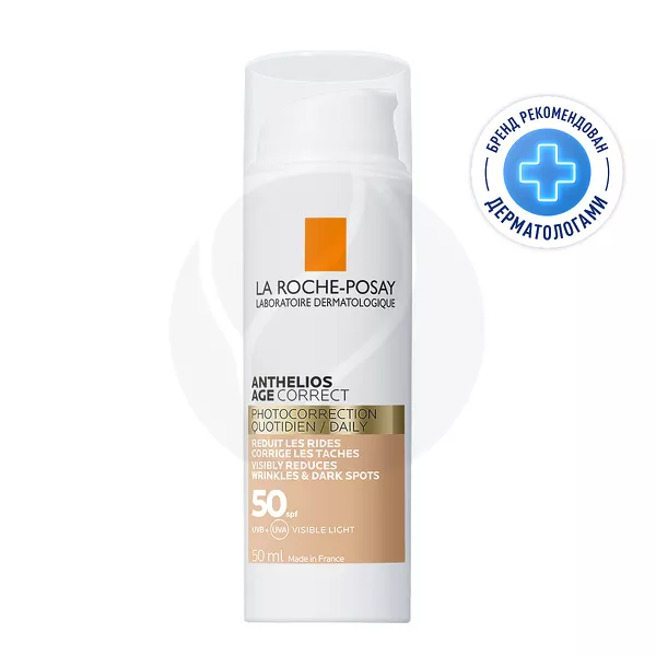 Изображение товара Солнцезащитный антивозрастной СС-крем La Roche-Posay Anthelios SPF50 Изображение товара Солнцезащитный антивозрастной СС-крем La Roche-Posay Anthelios SPF50