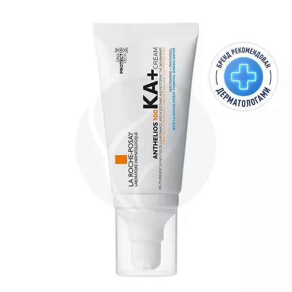 Изображение товара La Roche-Posay Anthelios 100 KA+ Солнцезащитный крем для лица SPF50, 50мл Изображение товара La Roche-Posay Anthelios 100 KA+ Солнцезащитный крем для лица SPF50, 50мл
