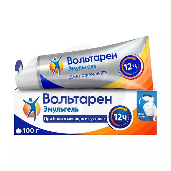 Изображение товара Вольтарен Эмульгель гель д/наружн. прим. 2%, 100г Изображение товара Вольтарен Эмульгель гель д/наружн. прим. 2%, 100г