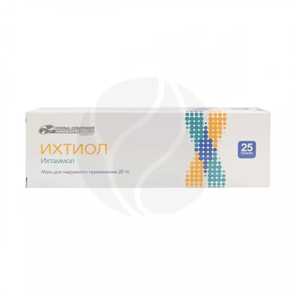 Ихтиол мазь д/наруж. прим. 20% 25г