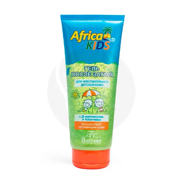 Изображение товара Гель после солнца для чувствительной детской кожи Floresan Africa kids 200 мл