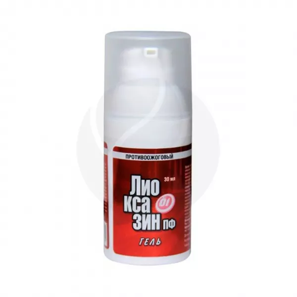 Лиоксазин ПФ гель д/наружн. прим., 30г