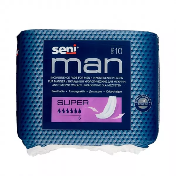 Изображение товара Вкладыши урологические для мужчин Seni Man Super №10