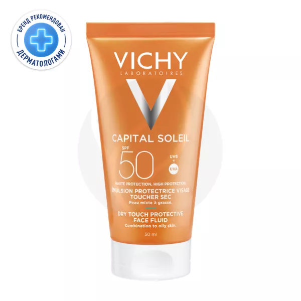 Изображение товара Vichy Capital Soleil SPF 50 матирующая солнцезащитная эмульсия для лица 50 мл