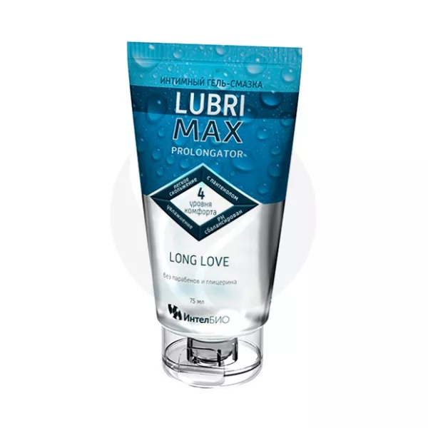 Изображение товара Lubrimax Prolongator гель-смазка 75 мл безопасная и долговременная для комфортных интимных моментов