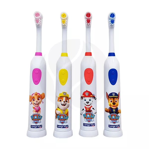 Изображение товара Электрическая зубная щетка Paw Patrol для детей 3+ с мягкими щетинками и сменными насадками Изображение товара Электрическая зубная щетка Paw Patrol для детей 3+ с мягкими щетинками и сменными насадками