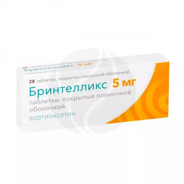 Изображение товара Бринтелликс таблетки покрыт. п/о 5мг, №28