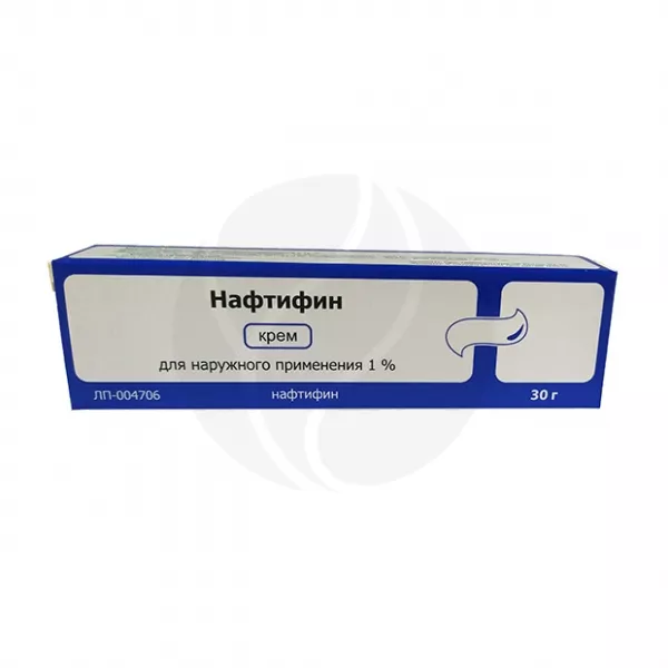 Изображение товара Нафтифин крем 1% для наружного применения, 30 г против грибковых инфекций кожи и ногтей