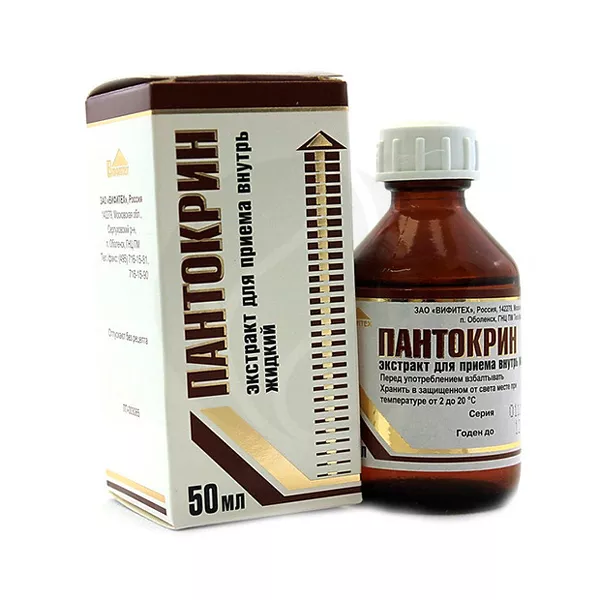 Изображение товара Пантокрин жидкий экстракт для приема внутрь 50мл Вифитех Изображение товара Пантокрин жидкий экстракт для приема внутрь 50мл Вифитех