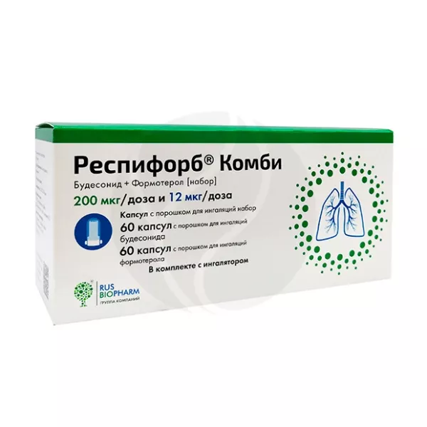 Респифорд комби. Респифорб Комби 400+12 мкг. Респифорб Комби 200/12. Респифорб 160. Респифорб Комби капс для ингал набор 12/400мкг 60+60.