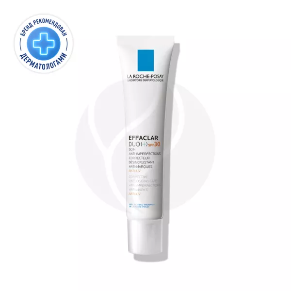 Изображение товара La Roche-Posay Effaclar Duo(+) крем-гель для проблемной кожи лица от прыщей SPF 30, 40мл Изображение товара La Roche-Posay Effaclar Duo(+) крем-гель для проблемной кожи лица от прыщей SPF 30, 40мл