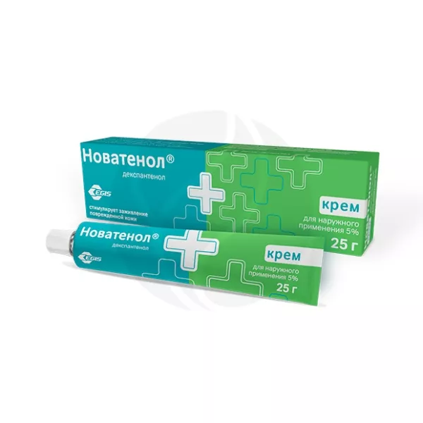 Новатенол крем д/наружн. прим. 5%, 25г