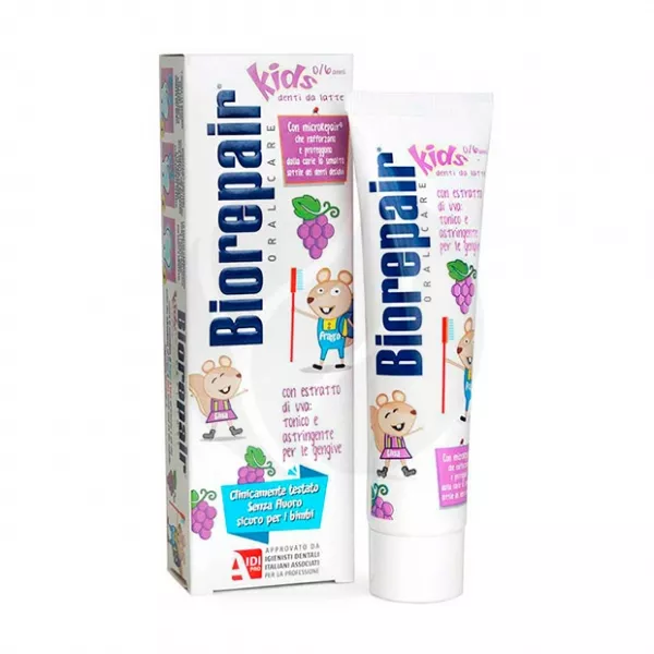 Biorepair Детская зубная паста с экстрактом винограда (0-6 лет), 50мл