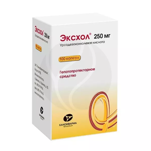Изображение товара Эксхол капсулы 250мг 100 шт для печени и желчного пузыря