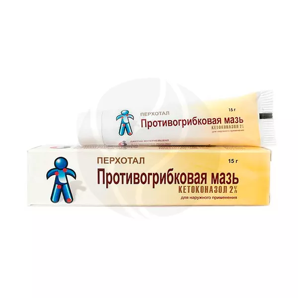 Изображение товара Перхотал мазь 2% для наружного применения 15 г Индия