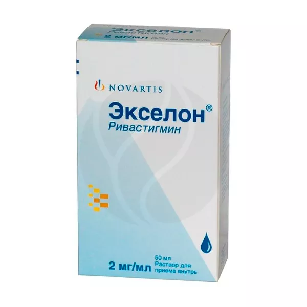 Изображение товара Экселон раствор 2мг/мл 50мл для лечения деменции и болезни Альцгеймера Изображение товара Экселон раствор 2мг/мл 50мл для лечения деменции и болезни Альцгеймера
