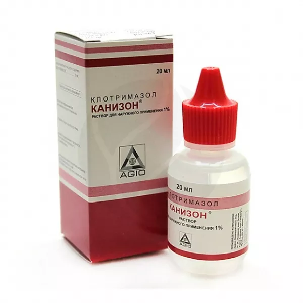Изображение товара Канизон раствор 1% для наружного применения 20 мл Agio Pharmaceuticals
