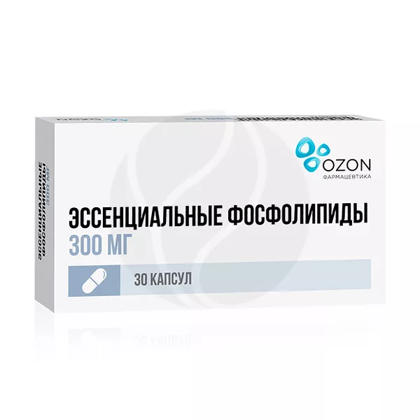 Изображение товара Эссенциальные фосфолипиды Озон 300 мг, капсулы №30 для здоровья печени Изображение товара Эссенциальные фосфолипиды Озон 300 мг, капсулы №30 для здоровья печени