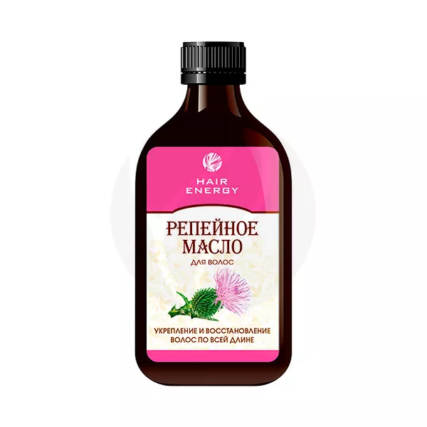 Изображение товара Репейное масло для волос Hair Energy 100 мл натуральный уход от перхоти и себореи Изображение товара Репейное масло для волос Hair Energy 100 мл натуральный уход от перхоти и себореи