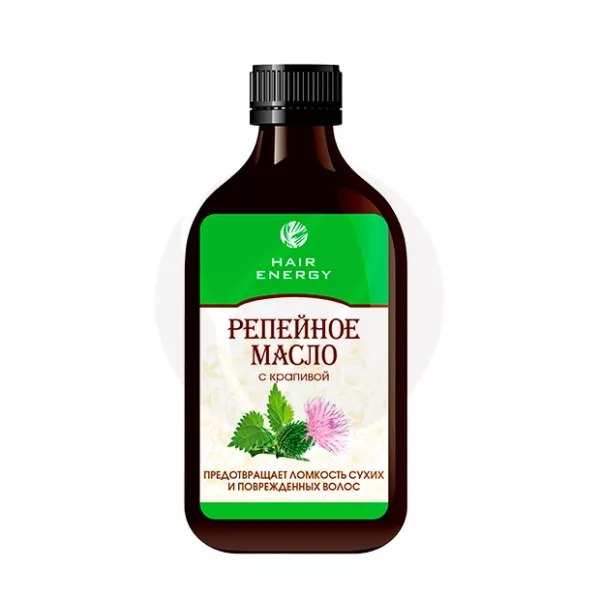 Изображение товара Масло для волос Hair Energy с крапивой и репейным маслом натуральное Изображение товара Масло для волос Hair Energy с крапивой и репейным маслом натуральное
