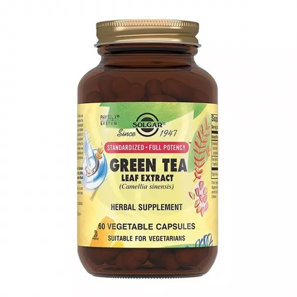 Изображение товара Solgar Экстракт листьев зеленого чая капсулы 200мг + 12мг, №60 Изображение товара Solgar Экстракт листьев зеленого чая капсулы 200мг + 12мг, №60