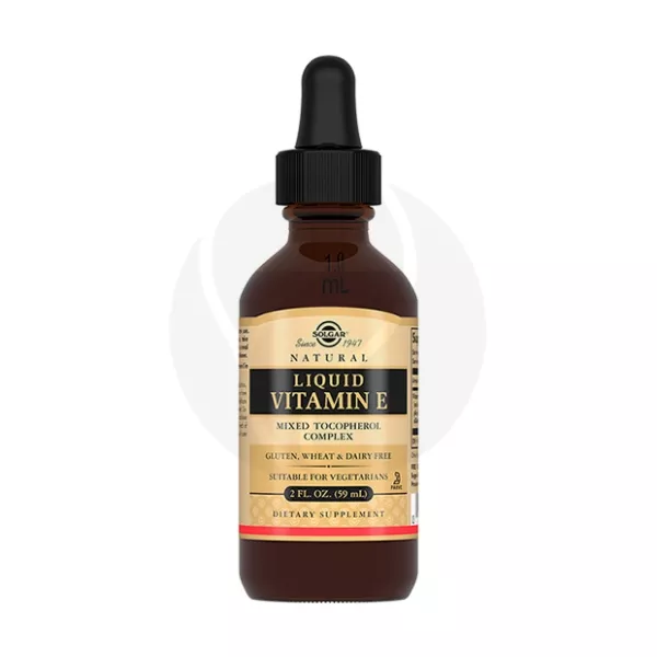 Изображение товара Витамин Е раствор Solgar 150МЕ 59мл Изображение товара Витамин Е раствор Solgar 150МЕ 59мл