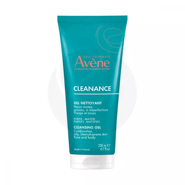 Изображение товара Уход за кожей лица Авен Cleanance Гель очищающий и матирующий 200 мл Изображение товара Уход за кожей лица Авен Cleanance Гель очищающий и матирующий 200 мл