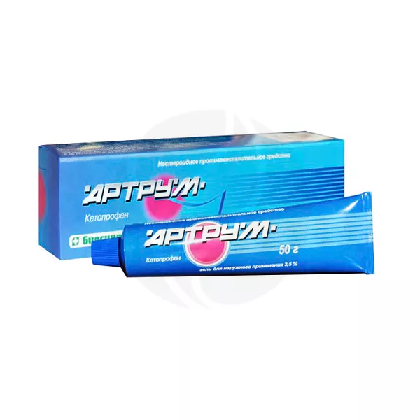 Артрум гель д/наружн. прим. 2,5%, 50г